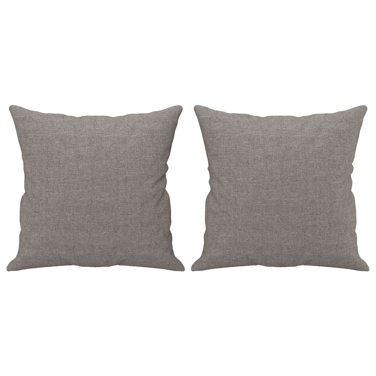 vidaXL 2-osobowa sofa z poduszkami, taupe, 140 cm, tkanina