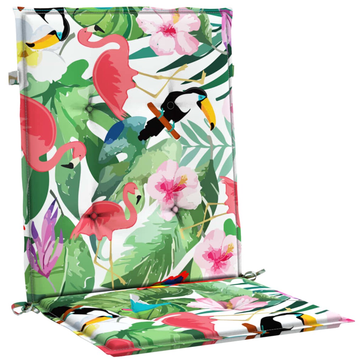 vidaXL Poduszki na krzesła z niskim oparciem, 2 szt., wielokolorowe