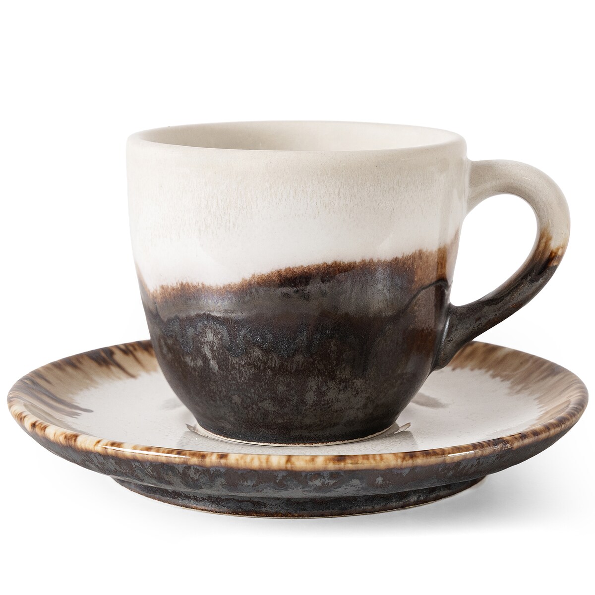 Konsimo PRIMA Zestaw kawowy 6 os. (18 el.), jasnobeżowy