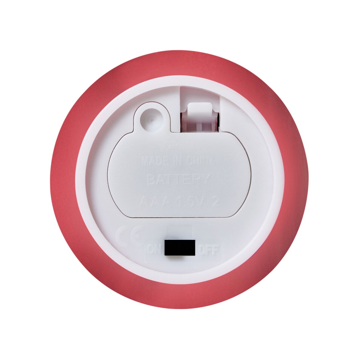 Zestaw 6 świec LED AURUM 28 cm Czerwony