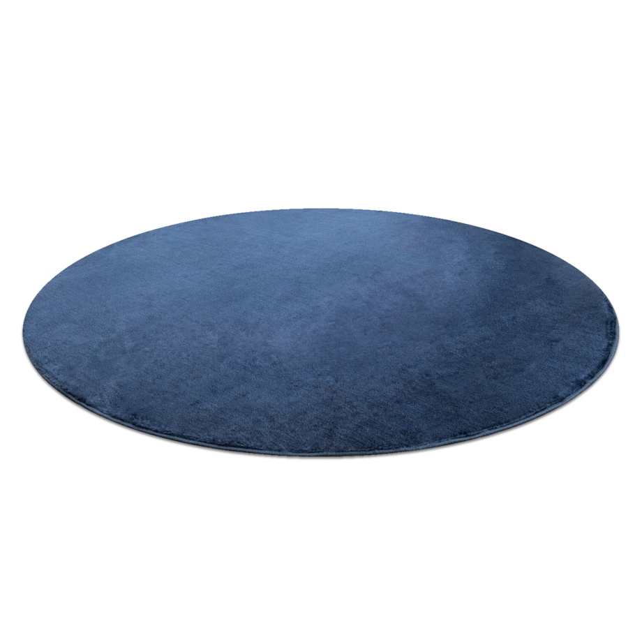 Dywan VISCO koło granat 10 pluszowy, koło 160 cm