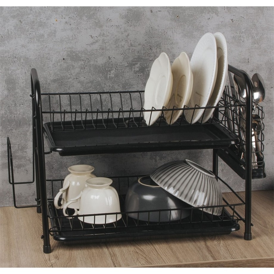 Suszarka do naczyń 48x24x33 cm 2 poziomowa KRISBERG