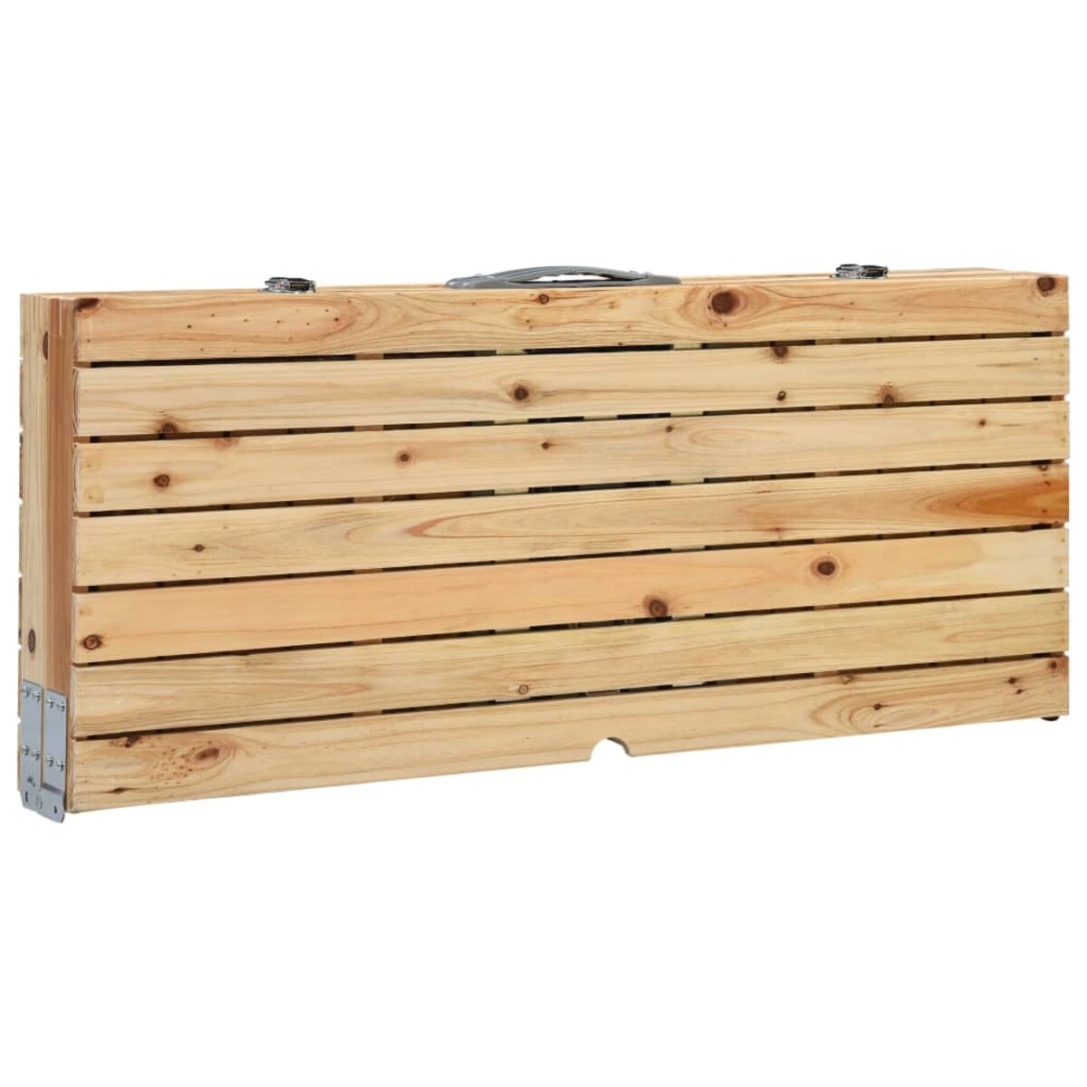 vidaXL Składany stolik turystyczny z 4 siedziskami, stal, aluminium