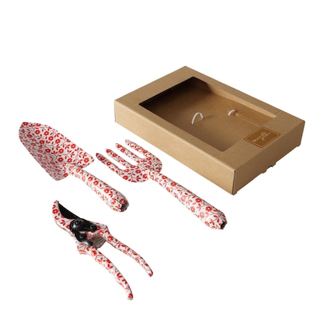 Narzędzia ogrodowe na prezent LILLY, miniłopatka, miniwidły, minisekator, 3 elementy