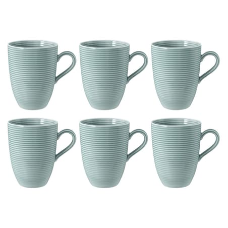 SELTMANN BEAT COLOR GLAZE Zestaw 6 kubków z uchwytem 350 ml