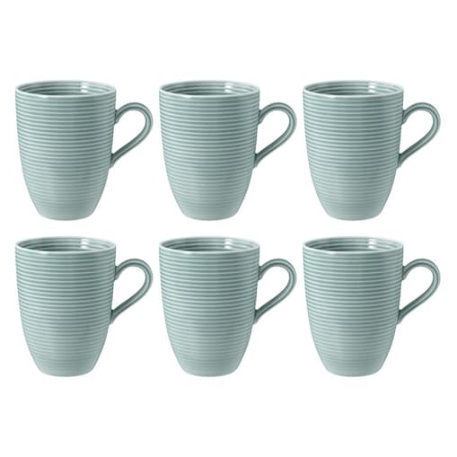 SELTMANN BEAT COLOR GLAZE Zestaw 6 kubków z uchwytem 350 ml