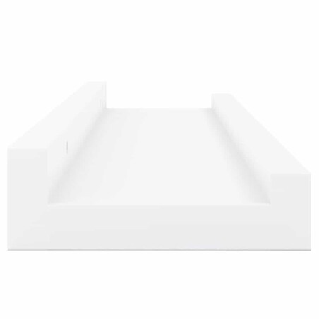 vidaXL Półki ścienne na zdjęcia, 2 szt., białe, 40x9x3 cm, MDF