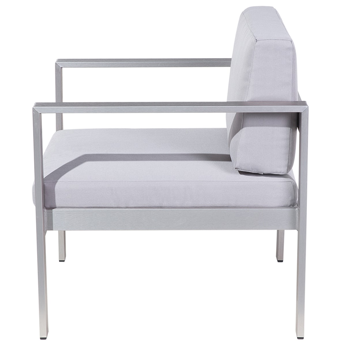 Fotel ogrodowy SALERNO Metal Jasnoszary