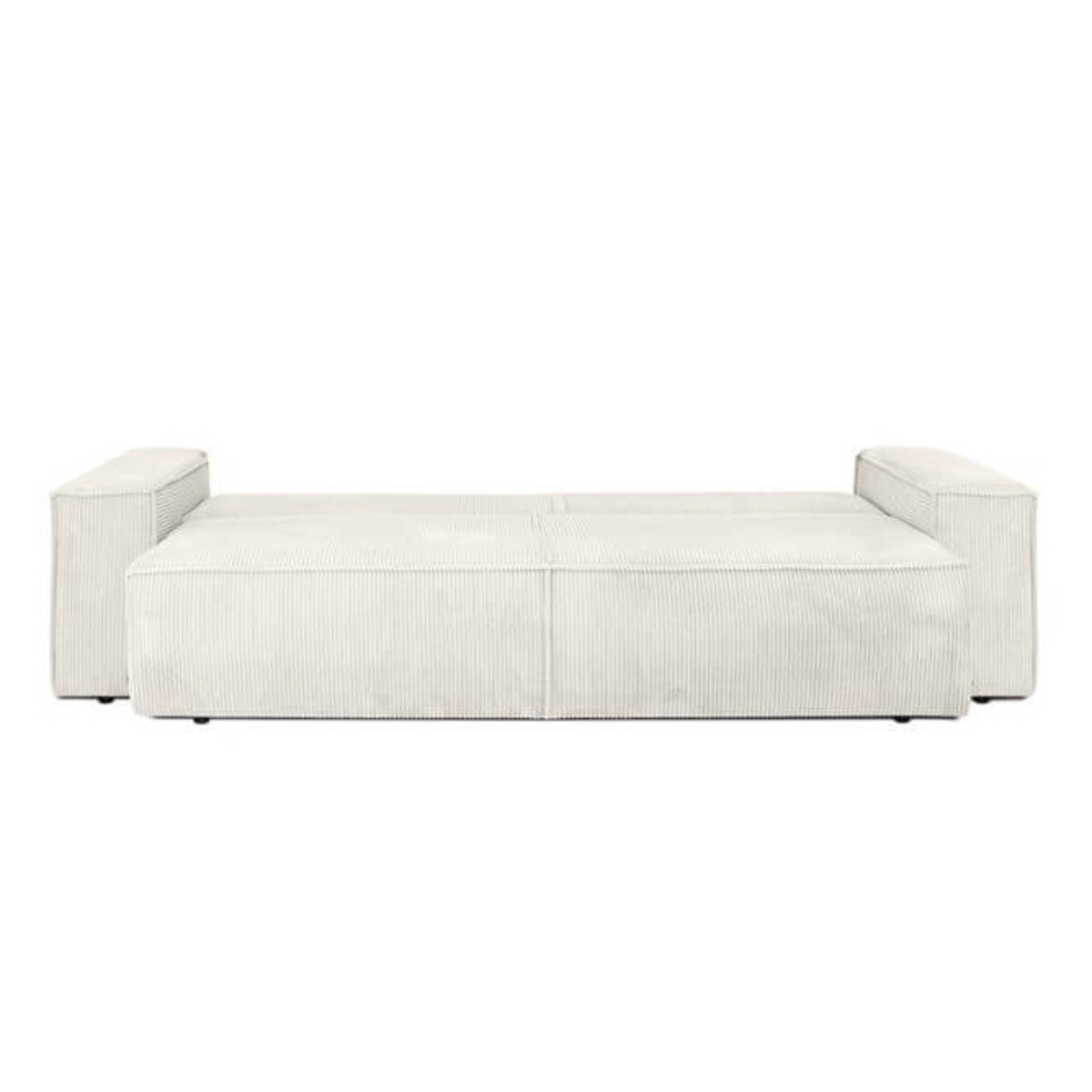 Sofa do salonu rozkładana Pllow KH1501100207 sztruks wygoda jasny beżowy, King Home