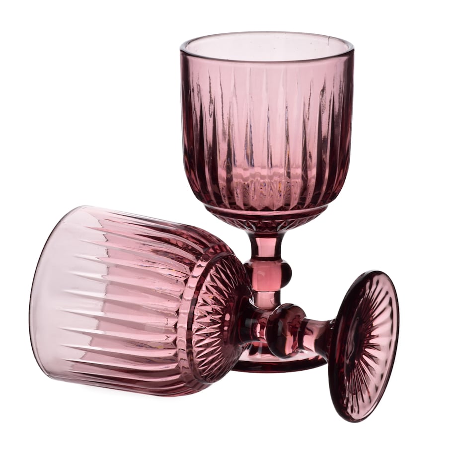 ELISE PURPLE Komplet 4 kieliszków 350ml9x16.4cm