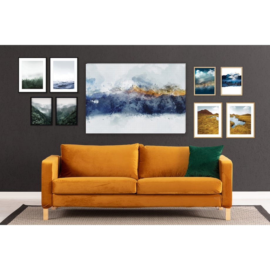 Obraz na płótnie Golden Mountains, 50 x 70 cm