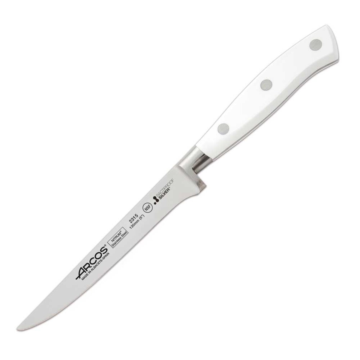 Nóż do trybowania Riviera White 130mm