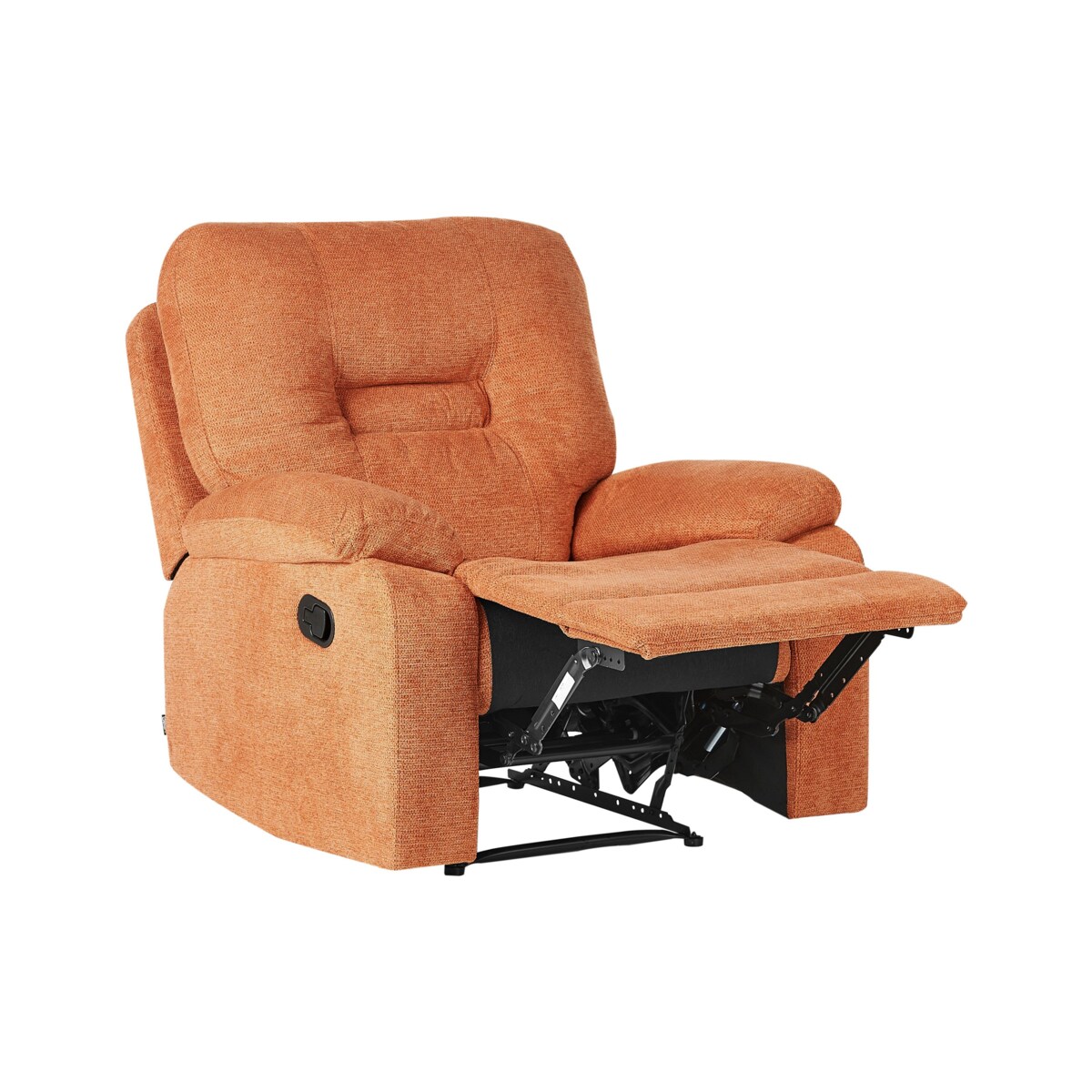 Rozkładany fotel BERGEN Tkanina Pomarańczowy