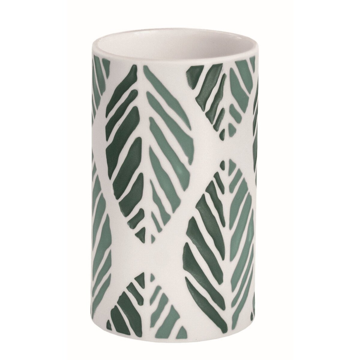 Kleine Wolke Leaf Kubek łazienkowy zielony