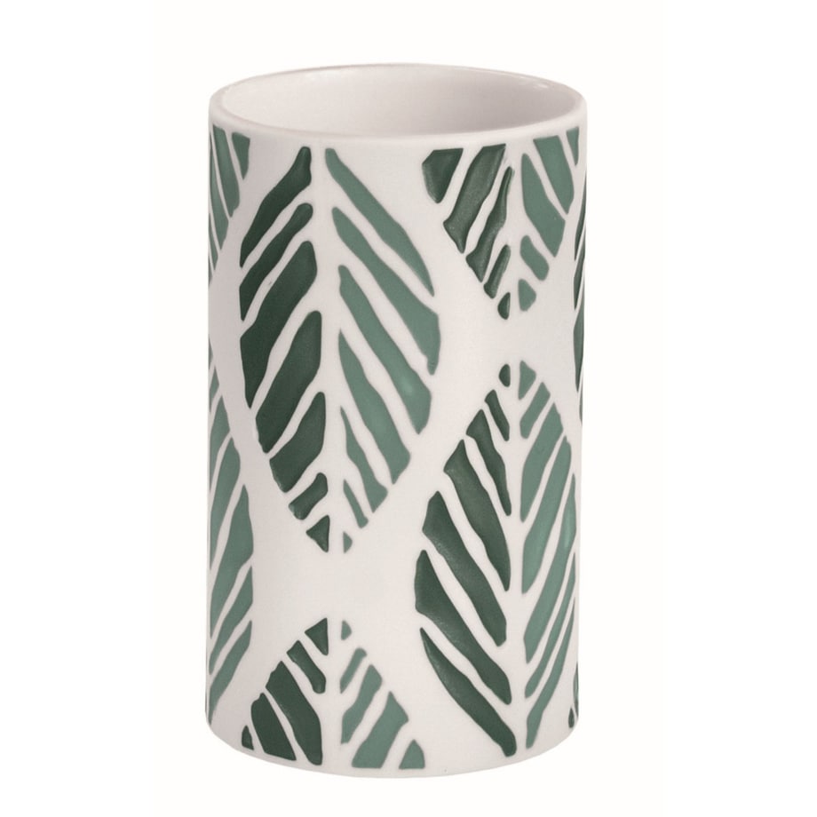 Kleine Wolke Leaf Kubek łazienkowy zielony