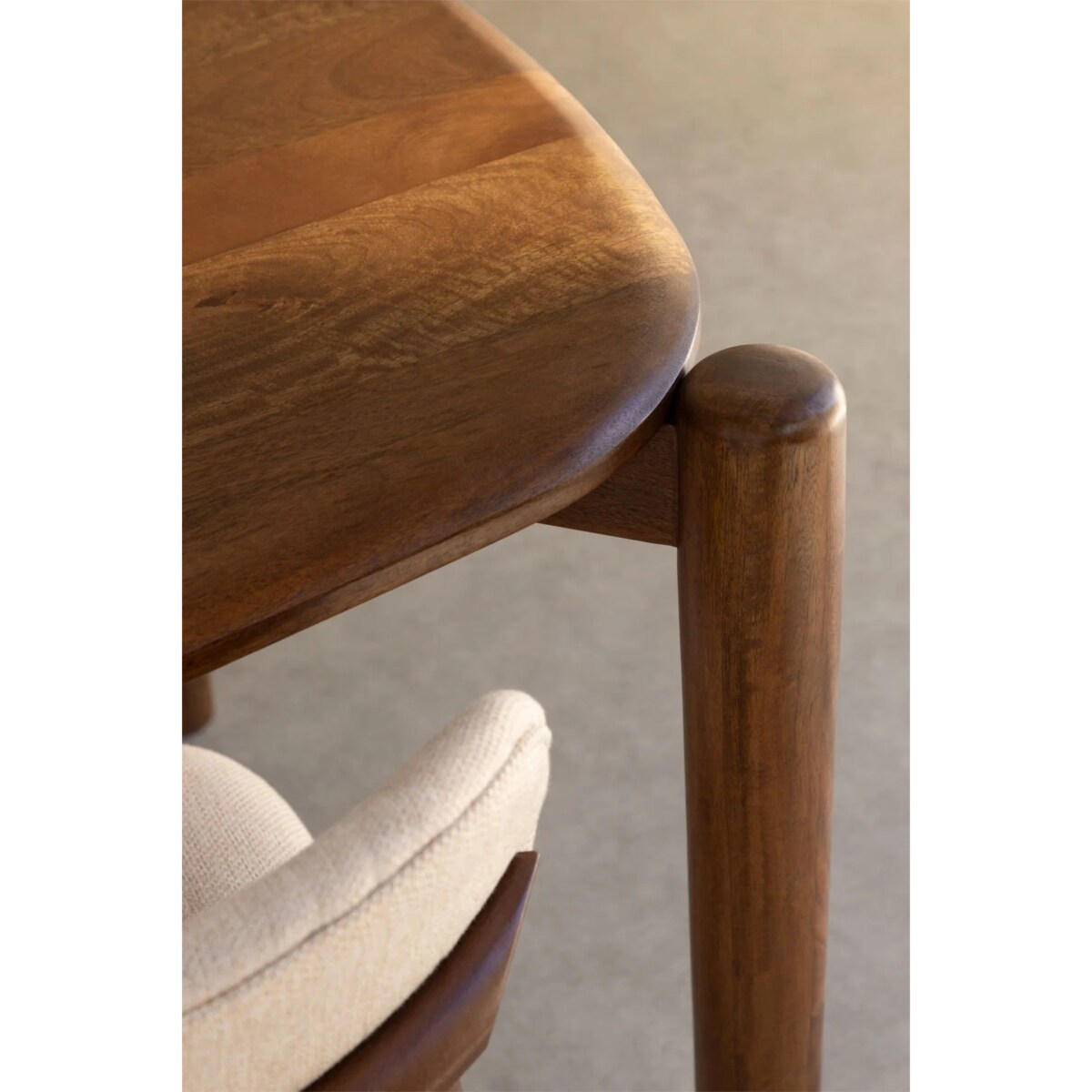 Stół prostokątny z drewna mango, 200x90 cm, Gina