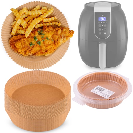 Papier do pieczenia wkładki do frytkownicy air fryer 20 szt. 16cm Berdsen