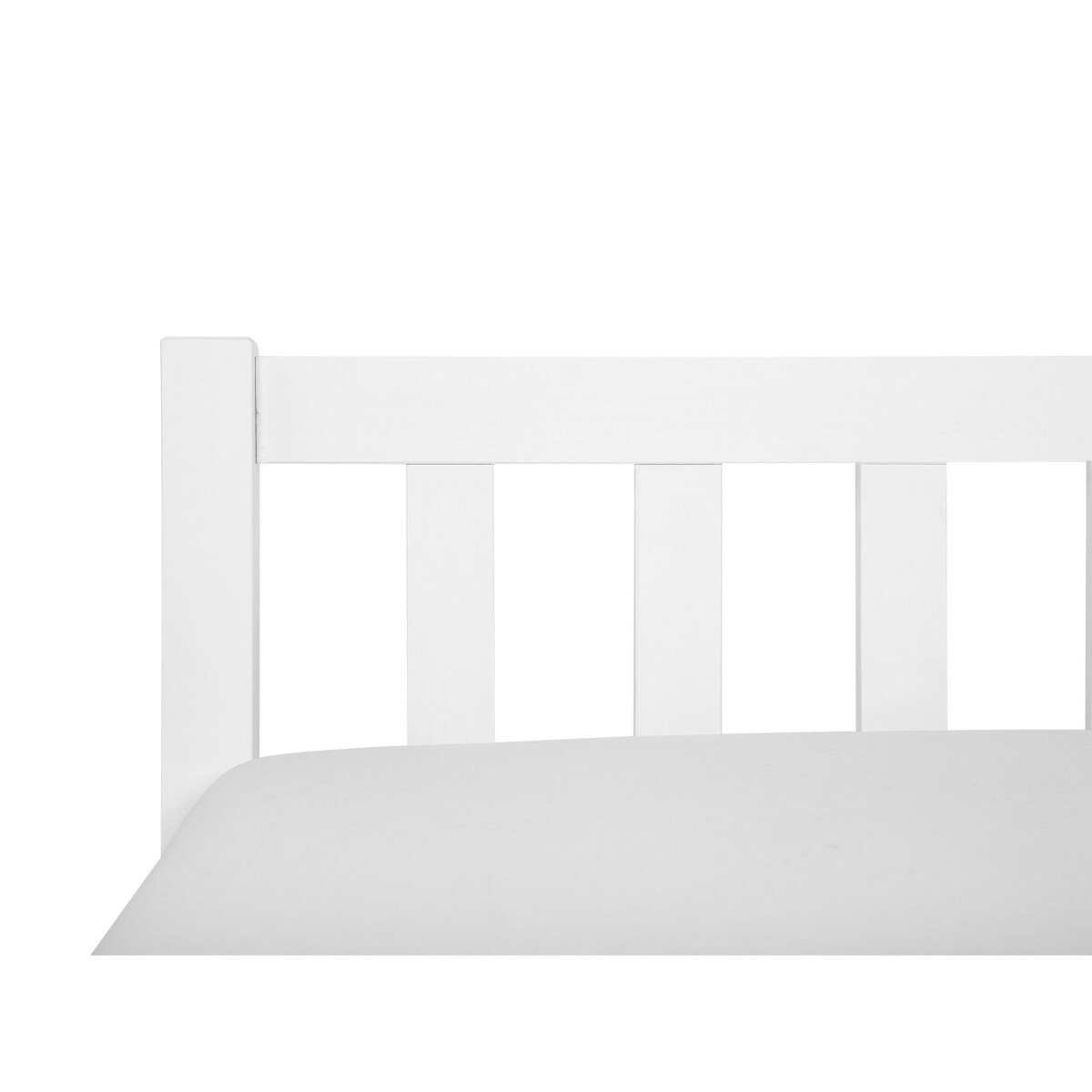 Łóżko drewniane 90 x 200 cm białe FLORAC