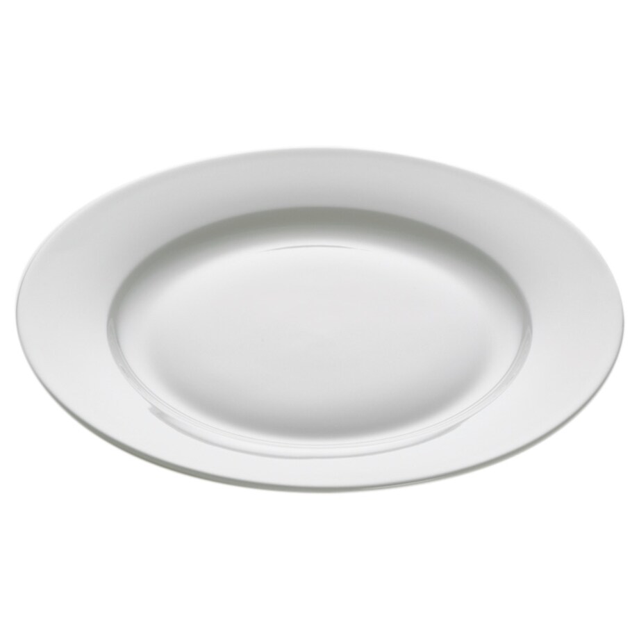 Talerz do przekąsek Cashmere Round z rantem, biały, 15 cm