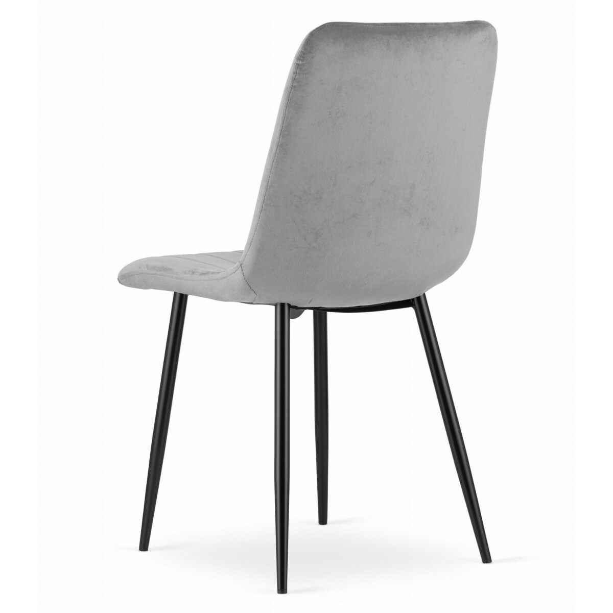 Krzesło Do Jadalni Kuchni Salonu  Lava - Jasny Szary Aksamit