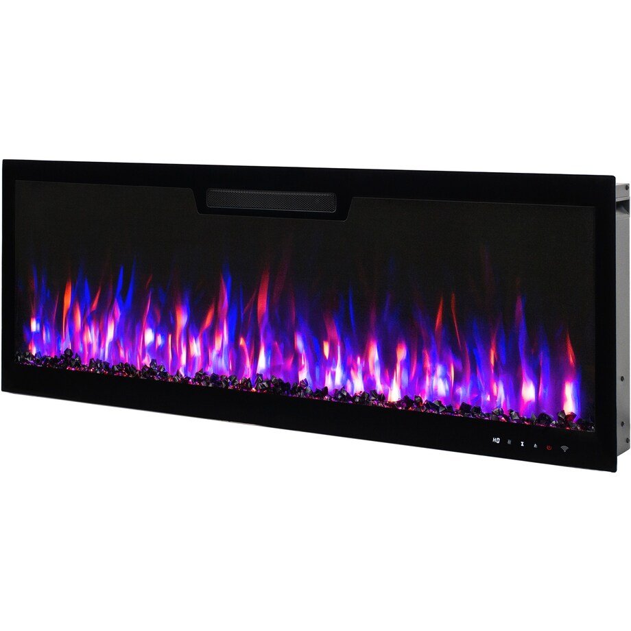 Kominek elektryczny AFLAMO Elite 153 - ścienny i do zabudowy - 153x46x13 cm - kominek LED z funkcją grzania 750/1500 W