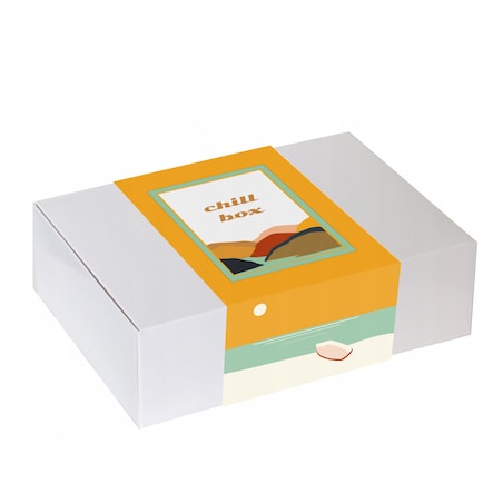 Zestaw prezentowy BIG CHILL BOX z herbatą kubkiem z zaparzaczem i świecami