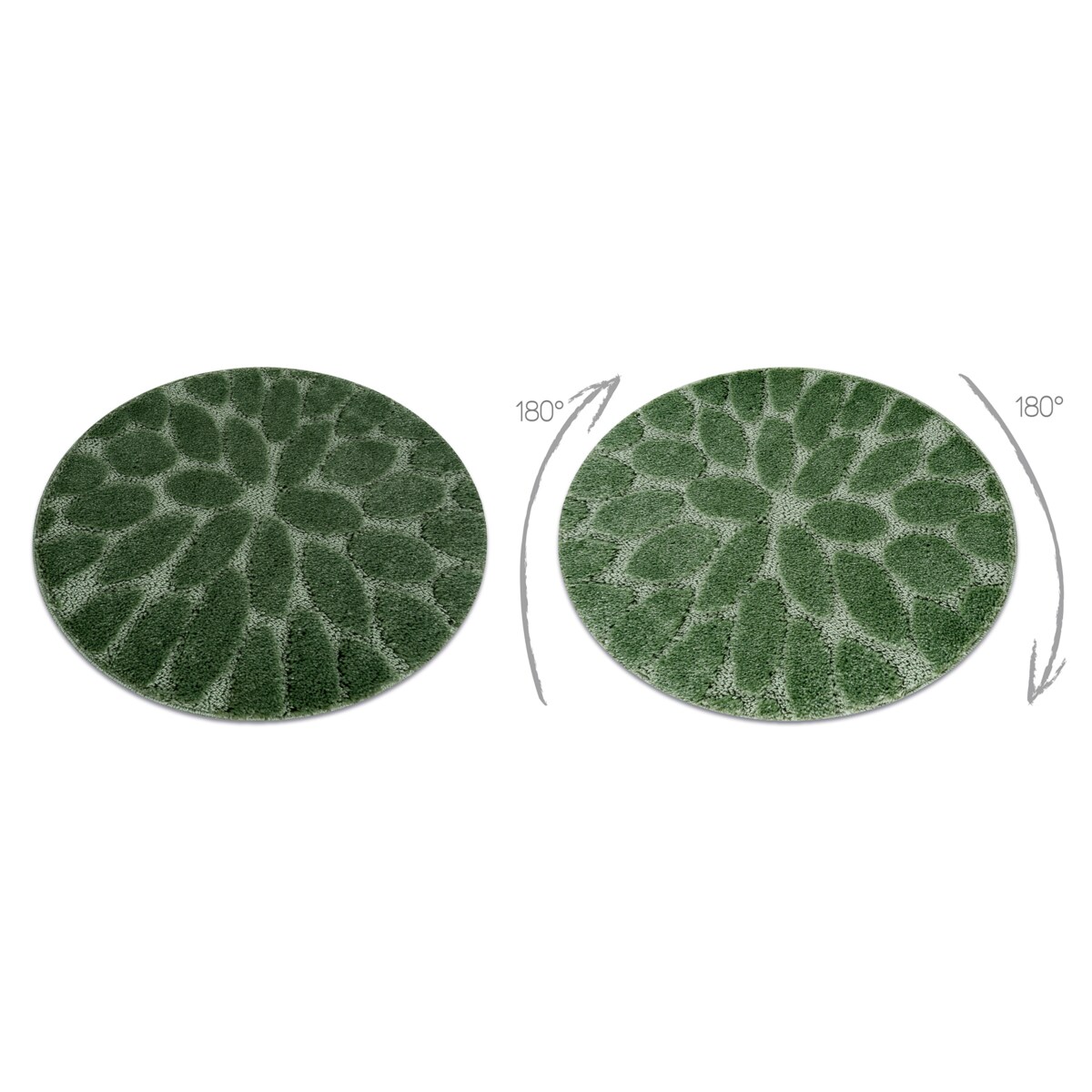 Dywan łazienkowy SUPREME koło STONES koło 67 cm