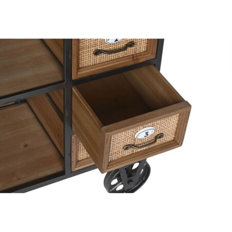 Komoda industrialna na kółkach 104 cm