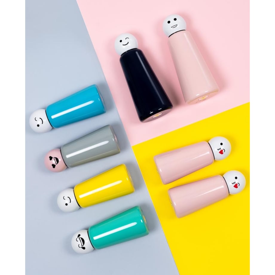 Butelka termiczna Śmiech Face Collection, 300 ml, Lund London