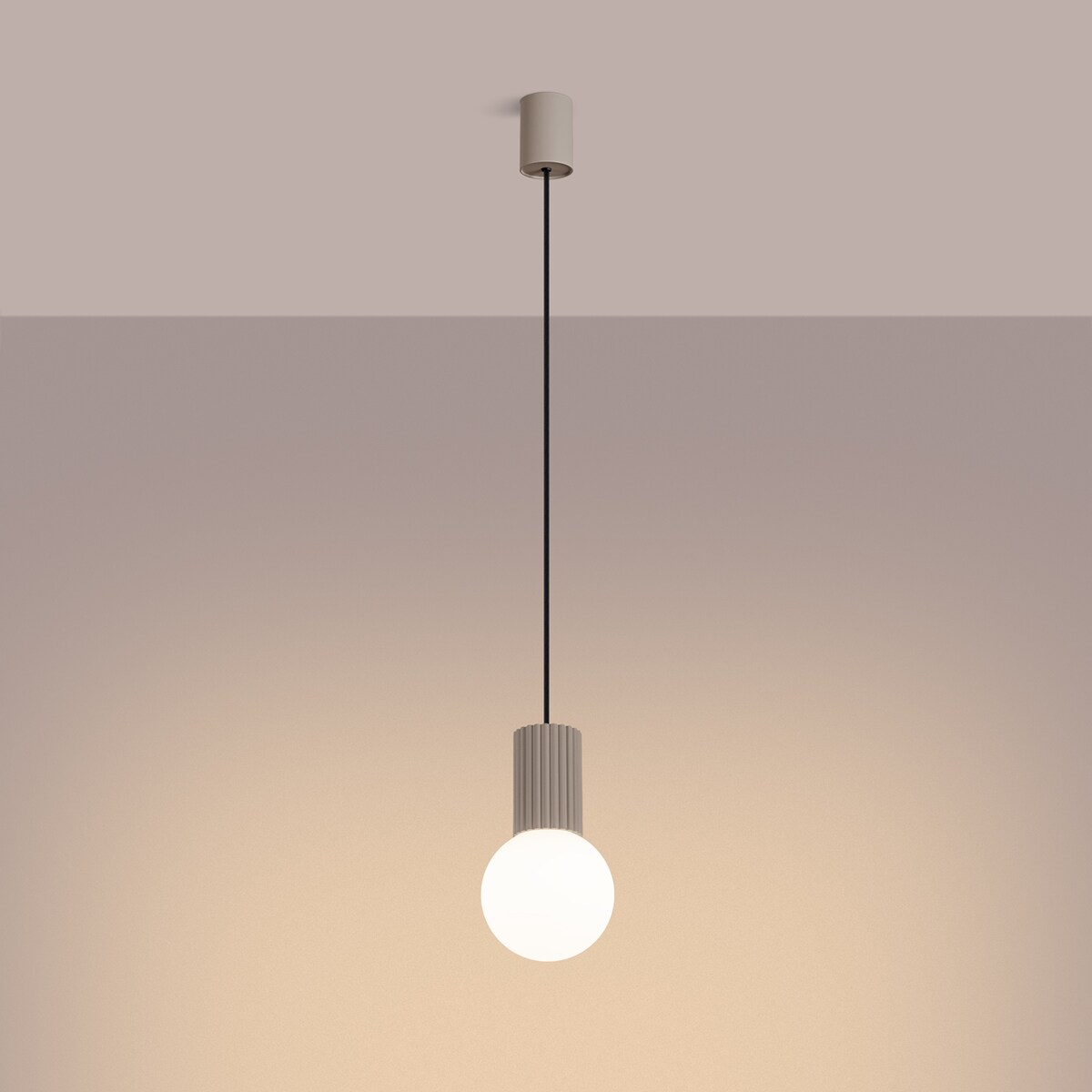 Lampa wisząca HALO 1 taupe