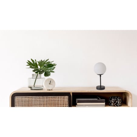 Kulista lampka sypialniana Dorado LP-002/1T S BK Light Prestige czarna metalowa