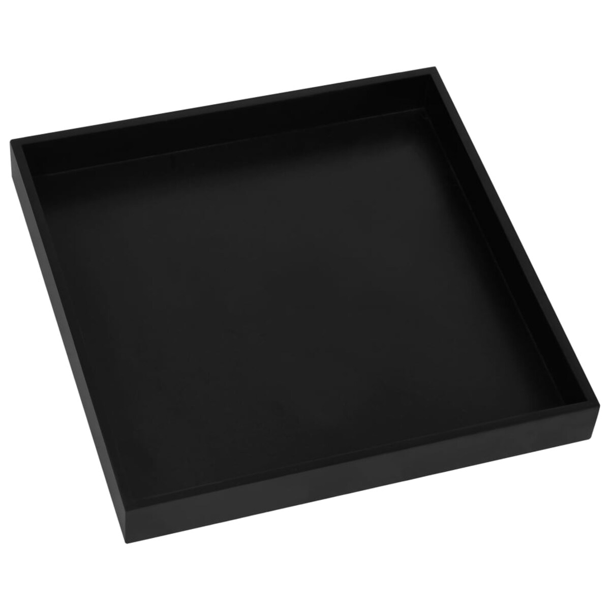 vidaXL Stolik boczny, kolor czarny i złoty, 38x38x38,5 cm, MDF