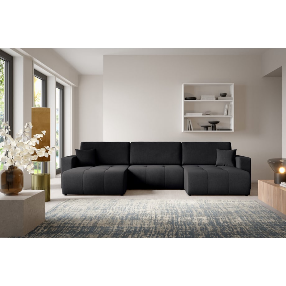 Narożnik MOLINIO U z funkcją spania Kolor: Wind 99