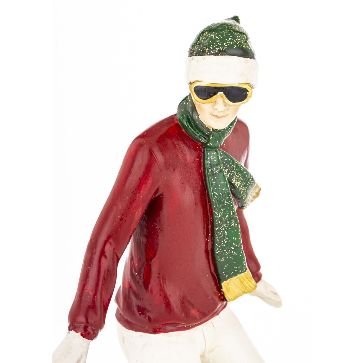 Dekoracja - figurka 25x13,5x5,5 cm SNOWBORDZISTA