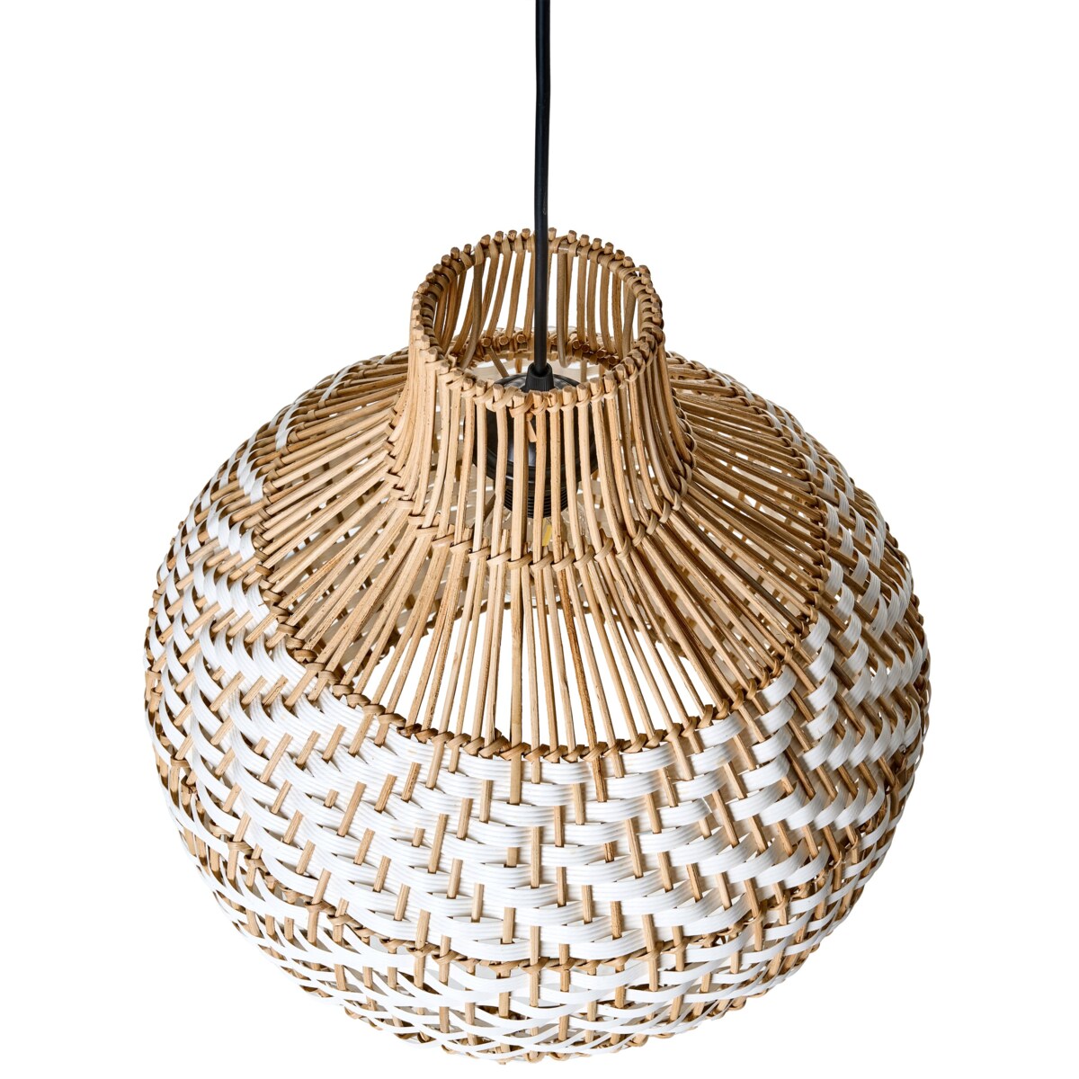 Lampa wisząca YAUCO Rattan Biały