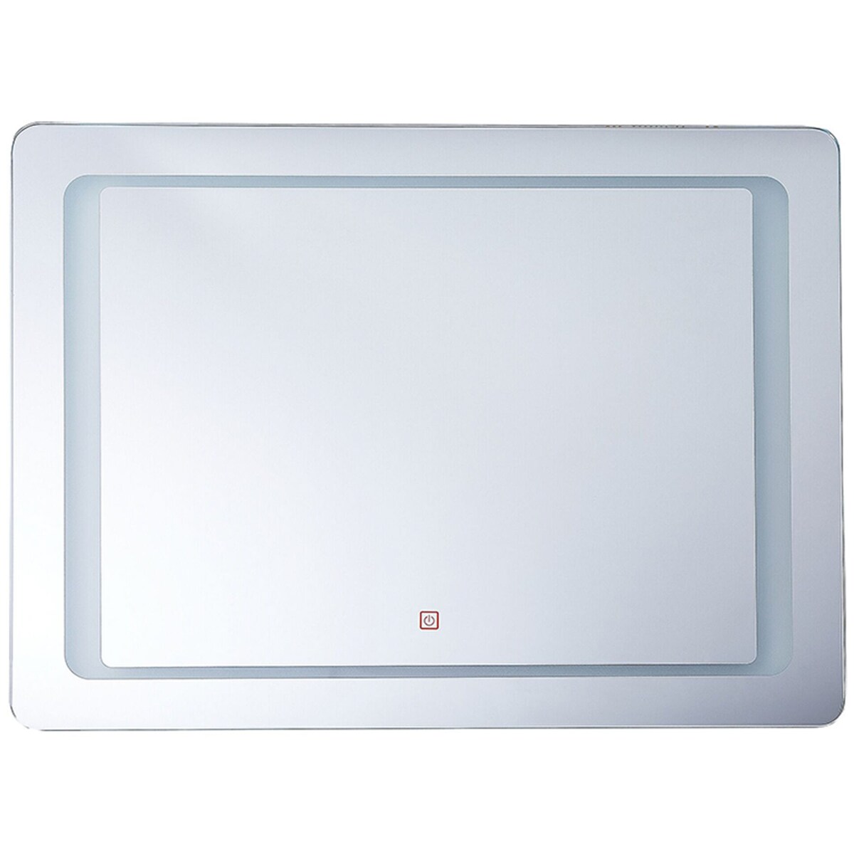 Lustro łazienkowe LED WASSY 80 cm 60 cm Srebrny