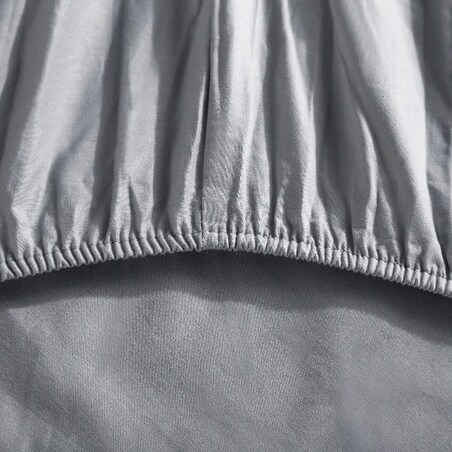 Prześcieradło Satynowe Z Gumką 160X200 + 30 Cm J. Szary