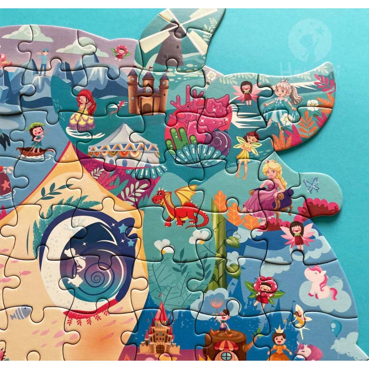 Puzzle edukacyjne - SYRENKA - 180 szt