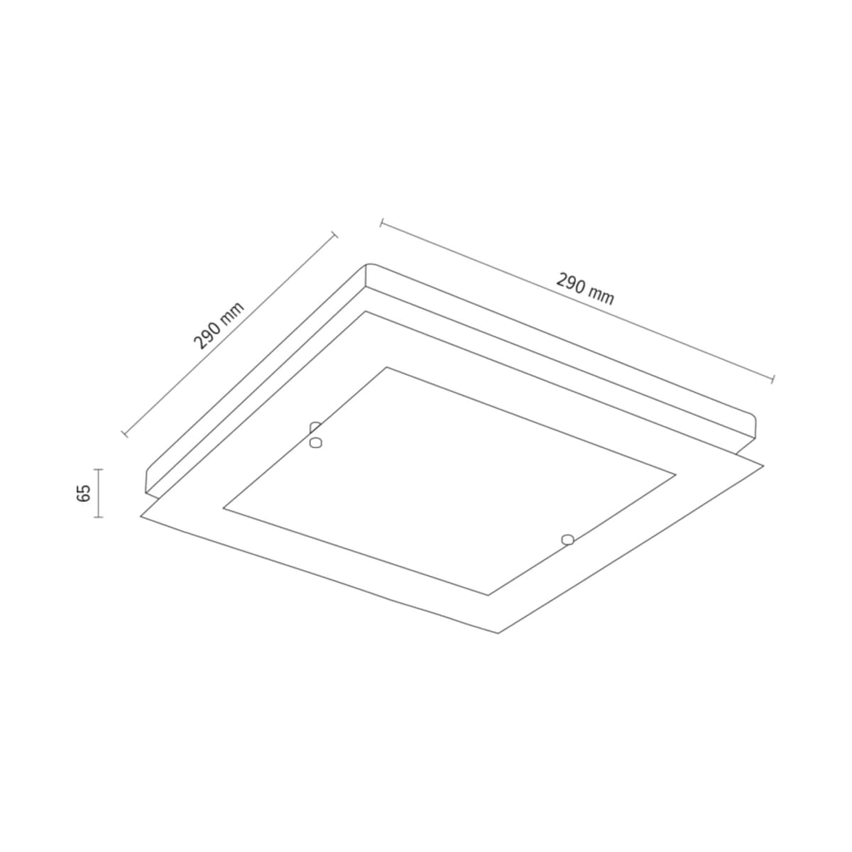 Drewniana Lampa Sufitowa BRITOP Lighting 1xLED 14W Dąb Olejowany FSC z Transparentnym Szkłem, Polski Producent, 1szt.