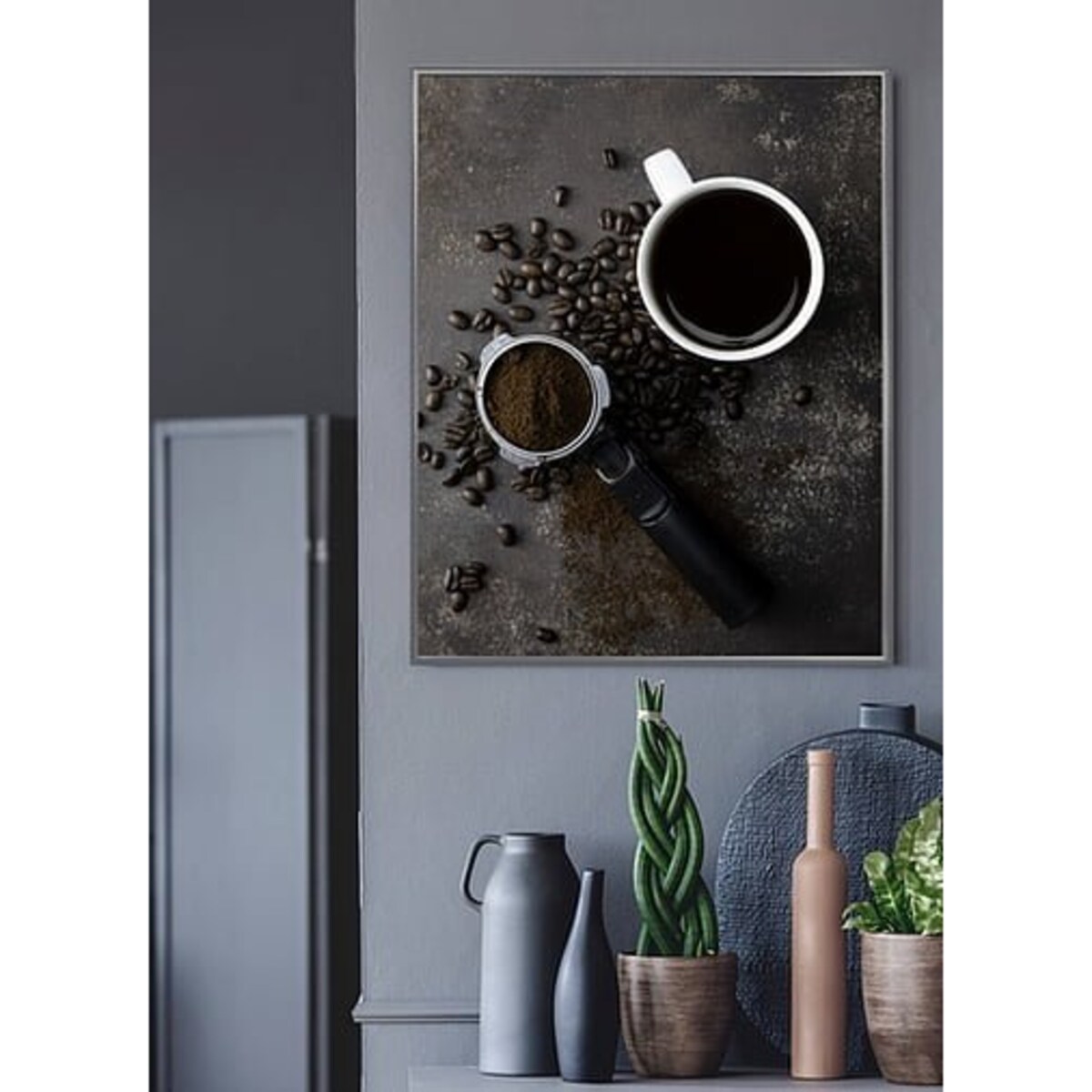 Poster Story, Plakat, Obraz - Czarna Kawa, wymiary 60 x 84 cm