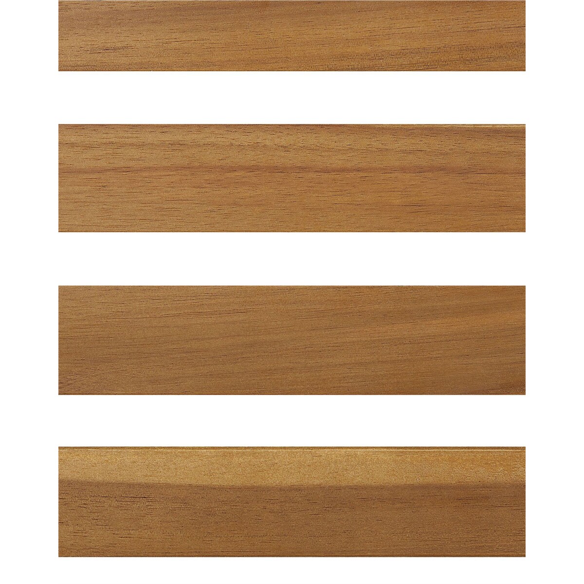 Zestaw 6 krzeseł ogrodowych akacjowy jasne drewno TOLVE