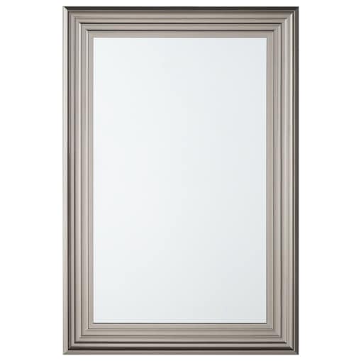 Lustro ścienne 61 x 91 cm srebrne CHATAIN