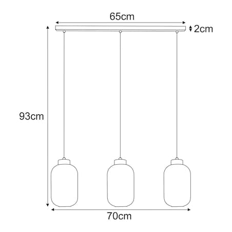 Lampa wisząca K-5754 z serii SILVA
