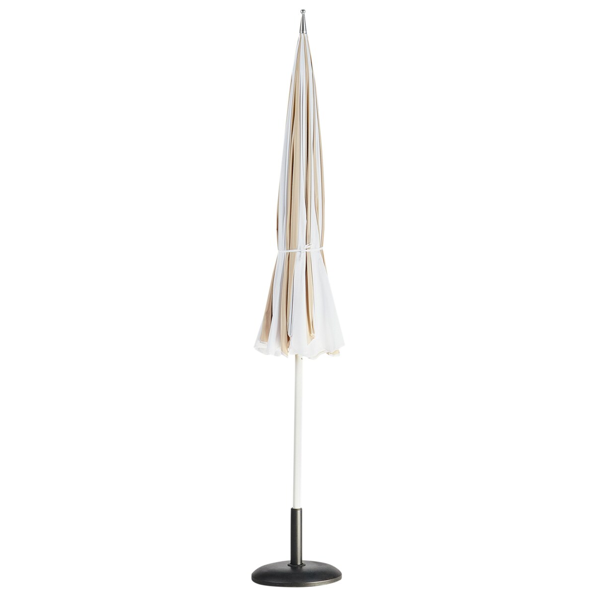 Parasol ogrodowy 245 cm beżowo-biały MINOA
