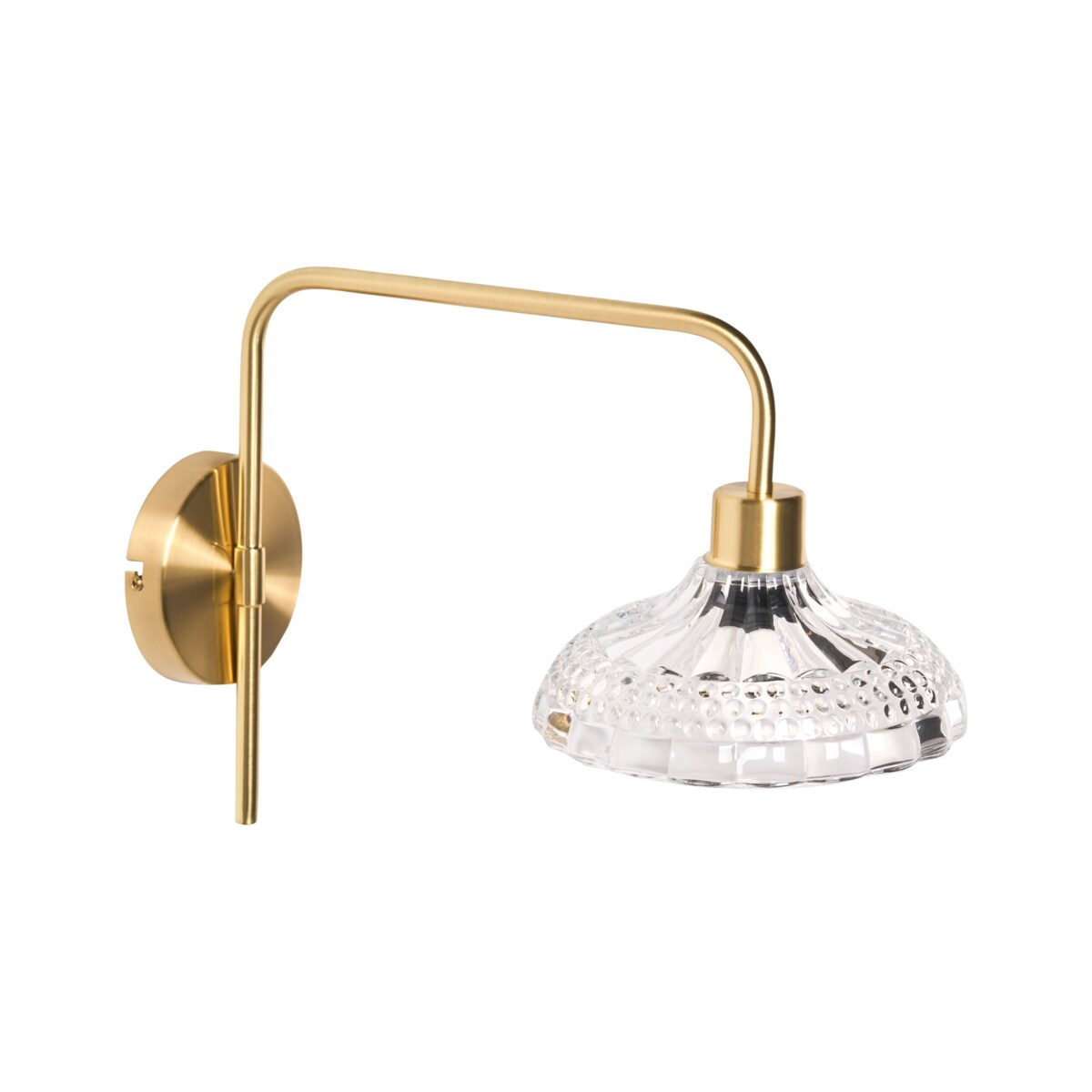 Zestaw 2 lamp ściennych MOLINO Metal Złoty