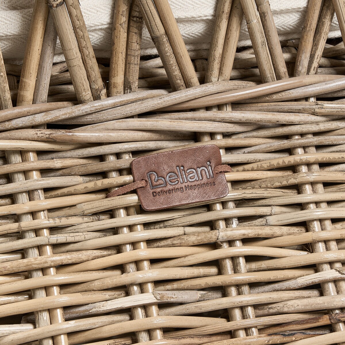 Zestaw 2 foteli ogrodowych MAROS II Rattan Naturalny