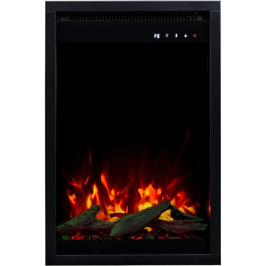 Wkład elektryczny AFLAMO 3D - do zabudowy - 40x60x20 cm - kominek LED z funkcją grzania 750/1500 W