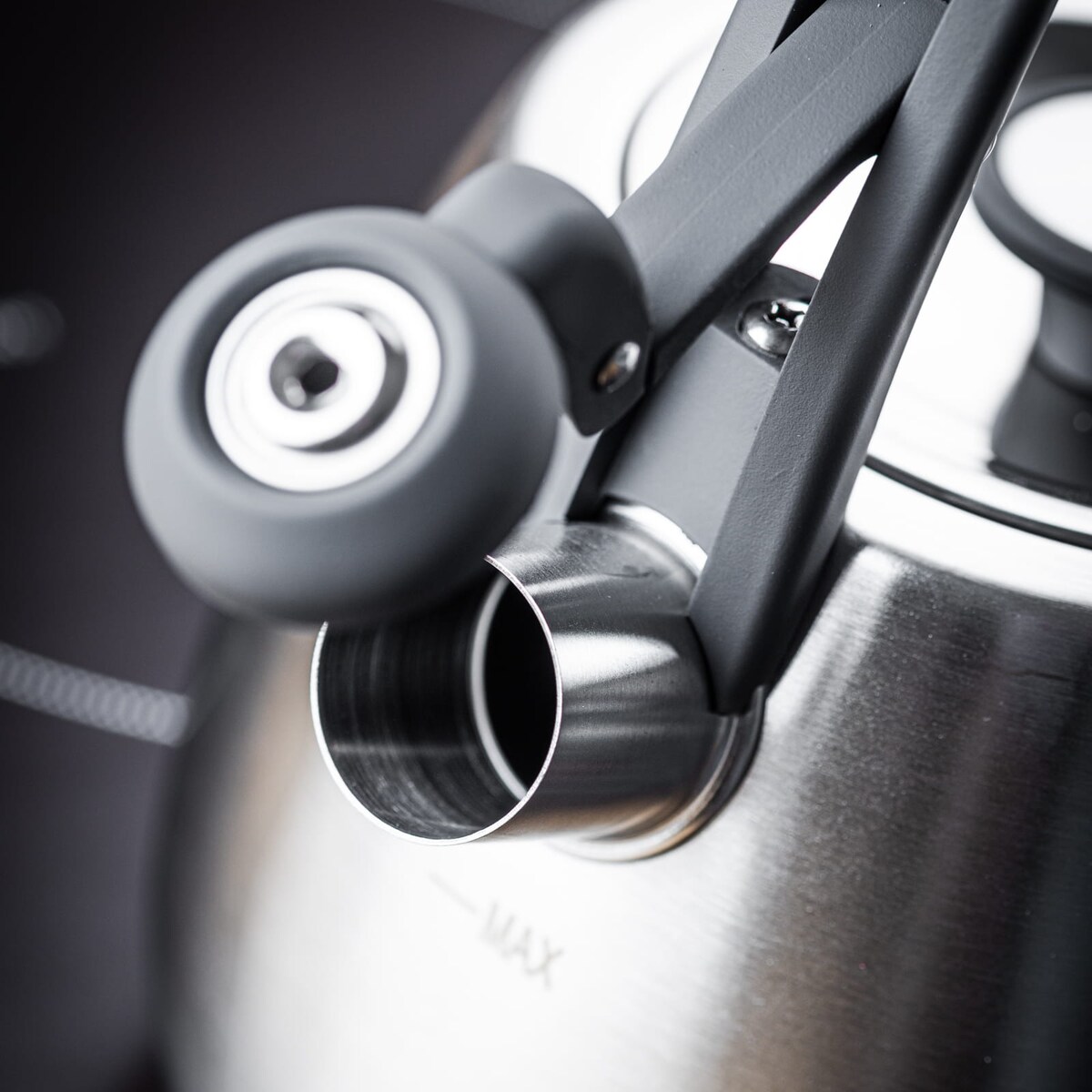 Czajnik stalowy na gaz 2.5L indukcja srebrny satynowy KLAUSBERG