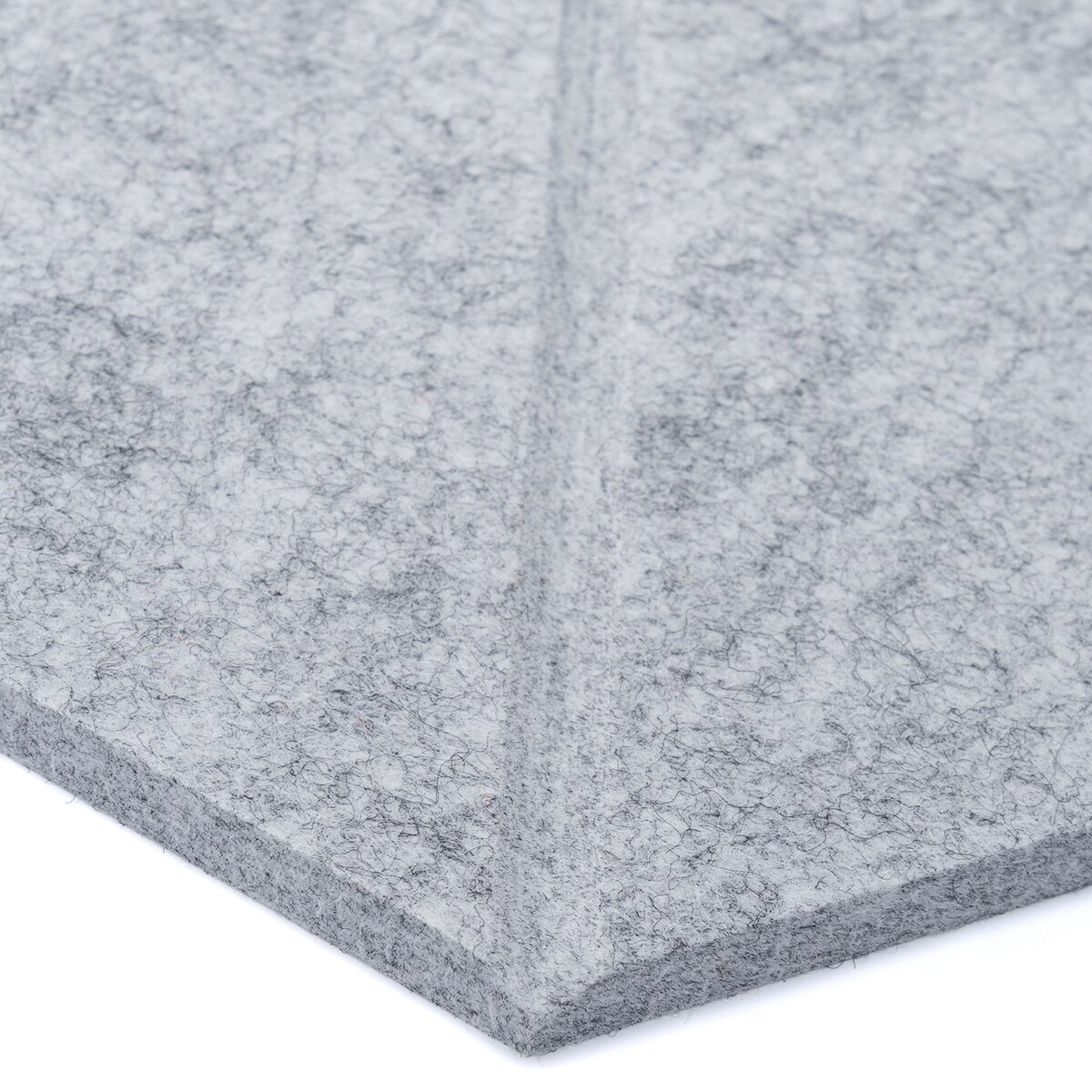 Zestaw 2 szt panel filcowy Felly 40x46 cm płytka heksagon szary