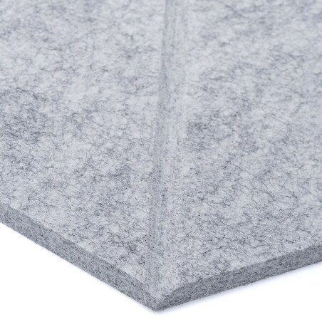 Zestaw 2 szt panel filcowy Felly 40x46 cm płytka heksagon szary